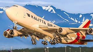 🇺🇸 300 PLANES in 3 HOURS  Anchorage Airport Plane Spotting  Aircraft Identifications ANCPANC [upl. by Animar10]