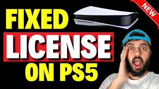 How to Fix License on PS5  Quick FIX [upl. by Joni]