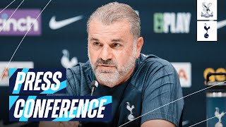 ANGE POSTECOGLOU PRESS CONFERENCE  CRYSTAL PALACE V TOTTENHAM HOTSPUR [upl. by Gerius]