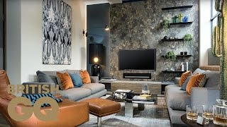 How to Style Your Living Room with Designer Daniel Hopwood  GQ Bachelor Pad  British GQ [upl. by Ydarg]