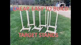 Cheap Quick and Easy target stands [upl. by Hollister]