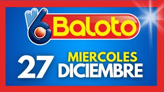 Resultados del BALOTO REVANCHA del MIERCOLES 27 de diciembre de 2023 💫✅💰 [upl. by Ahasuerus]