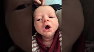 Baby sneezing cutebaby cutetoddler babytiktok sneeze entertainment baby toddler [upl. by Brott]