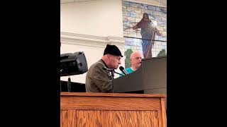 Stan W Henson playing and singing Near The Cross  24 March 2024 [upl. by Elocn]