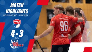 Bülach Floorball vs Red Devils MarchHöfe  Highlights Meisterschaft 2324 Runde 17 [upl. by Aneekal]