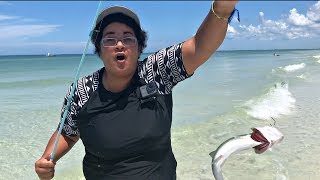 Red Tide Fishing Fort DeSoto Beach [upl. by Deborah817]