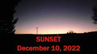 Sunsets WKen  SATURDAY SHORT Sunset Time Lapse  121022 [upl. by Lemej]