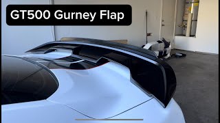 GT500 GURNEY FLAP INSTALL [upl. by Artep]