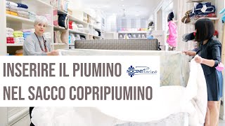 Come inserire il piumino nel copripiumino  Tutorial [upl. by Etiuqram]