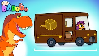 What dinosaur was as long as a delivery truck The Stegosaurus  Club Baboo Dino Facts [upl. by Jeff210]