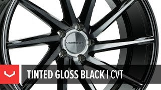 Vossen CVT Wheel  Tinted Gloss Black  AllNew Transparent Finish [upl. by Ahsilak617]