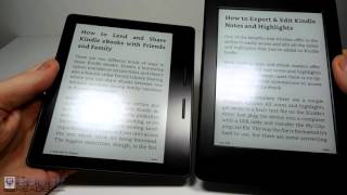 Kindle Oasis vs Kindle Paperwhite Comparison Review [upl. by Cesare]