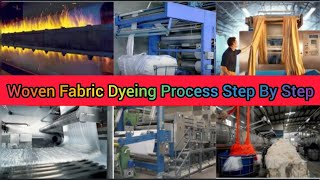 Woven Fabric Dyeing Process Flow Chart Woven Fabric Dyeing Details Wet Processing Flow Chart [upl. by Sirrah708]