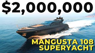 Mangusta 108 Superyacht Worth 2 Million [upl. by Robert]