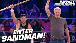 THE SANDMAN Returns and Gives Eddie Edwards a New Kendo Stick  IMPACT Highlights May 31 2019 [upl. by Rubio137]