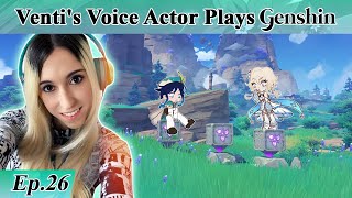 Ventis English Voice Actor plays GENSHIN IMPACT Part 26 The Crux of the Matter [upl. by Knowlton]