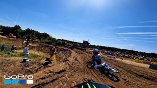 GoPro Jago Geerts 2022 FIM MX2 Round 14 Moto 1 from Lommel [upl. by Saixela790]