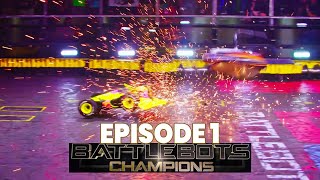 Hypershock destruction at Battlebots champions episode 1  2022 [upl. by Ecinehs]