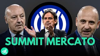 Calciomercato Inter VERTICE totale con Inzaghi TUTTI i nomi in Entrata e chi può partire [upl. by Eeleak]