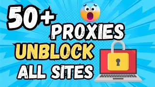 50 Best UNBLOCK Websites For Schoool 2024  Unblock Everything [upl. by Oad955]