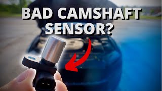 SYMPTOMS OF A BAD CAMSHAFT POSITION SENSOR [upl. by Surovy]