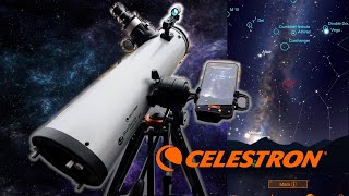 Celestron StarSense Explorer DX 130mm AZ Newtonian Telescope Unboxing assembly App and use [upl. by Desimone]