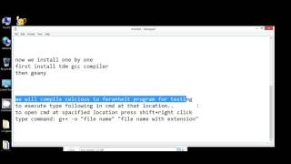 How to compile cc programs with geany and execute in windows [upl. by Epillihp579]