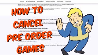 How To Cancel PreOrder Games On PS4  PS5  2022 Tutorial [upl. by Avek]