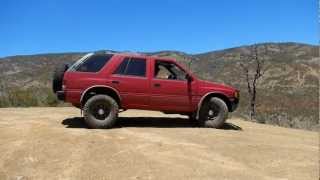 Calmini 2quot Lift Isuzu Rodeo Frank Raines OHV Hill Descent [upl. by Medina580]