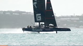 The Insane Tech That Make Americas Cup Yachts Fly on Water [upl. by Iinde]