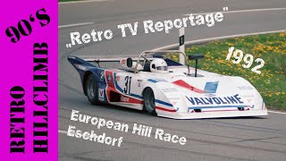 European Hillrace Eschdorf 1992  TV Reportage  Rétro Biergcourse Course de Côte Luxembourg [upl. by Aihk]