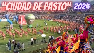 CIUDAD DE PASTO 2024  Sikuris fiesta en los Andes  Canto a la tierra Carnaval de Negros y Blancos [upl. by Primrosa]