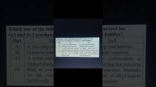 sn1and sn2 mechanism reaction of alkyl halides [upl. by Anaes]