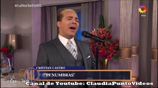 Cristian Castro Cantó quotPenumbrasquot de Sandro en quotLa Noche de Mirtha Legrandquot [upl. by Eetnahs]