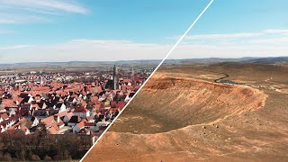 Nördlingen Germany A Town build on a 15 Million Year Old Meteorite Crater [upl. by Madel]