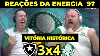 Reações dos palmeirenses da Energia 97  Botafogo 3 x 4 Palmeiras  Brasileirão 2023 [upl. by Hephzibah]