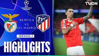 HIGHLIGHTS  Benfica vs Atlético de Madrid  UEFA Champions League 2425  TUDN [upl. by Lytle]