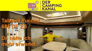 Vorstellung Tabbert Puccini 685 DF 25 auf der Reise  Camping Messe Essen 2023 [upl. by Elleira]