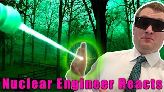 Nuclear Engineer Reacts to styropyro quotI Built a Long Range LASER Turret in my Yardquot [upl. by Kroy750]