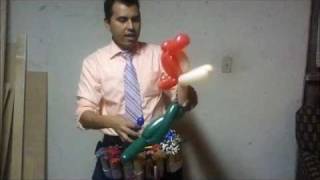 Sirena  Aprenda hacer figuras de globos Learn to make balloon figures Vinny the twister [upl. by Verney]