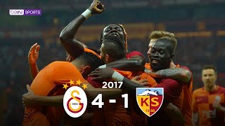 Galatasaray 4  1 Kayserispor  Maç Özeti  201718 [upl. by Netsyrk]