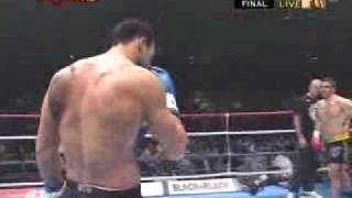 Badr Hari vs Ruslan Karaev K1 World GP Final [upl. by Aerdnaeel374]