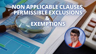 Non Applicable Clauses Permissible Exclusions amp Exemptions [upl. by Marie-Jeanne10]