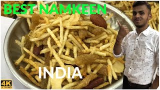 Best Bikaner Bhujia  Indian Namkeen Recipe Farsan Meerut namkeen Bhandar In MEERUT FOOD [upl. by Karsten140]