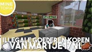 MineTopia 136 Martje17nl Verkoopt Ilegale Goederen [upl. by Meehan]