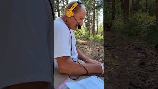 Ham Radio from Spruce Mountain with a Yaesu FT891 and Homebrew Linked Dipole [upl. by Aleacim]