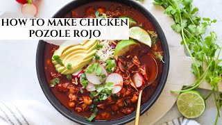 How To Make Chicken Pozole Rojo [upl. by Leitman956]