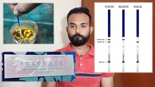 Accurate Pregnancy Test Strip  UnPacking  Review  Use Etc  How to run a Pregnancy Test At Home [upl. by Nanerb]