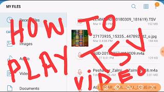 How to convert tsv to mp4 in android hindi [upl. by Nigem718]