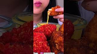 Giant Fried Lobster COVERED in Cheesy Hot Cheetos asmr eating food shorts [upl. by Ansev]